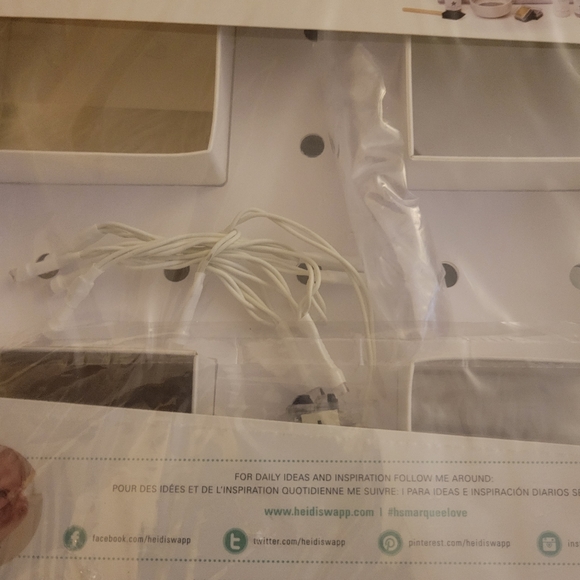 NWT Display Craft Kit- Heidi Swapp Marquee,Plus or Cross Sign Display light kit - Picture 6 of 9